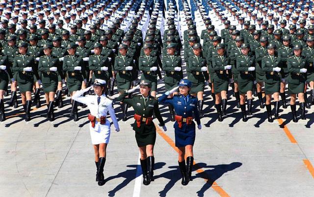 中國女兵儀仗隊，榮耀與力量的象征，中國女兵儀仗隊，榮耀與力量的璀璨象征